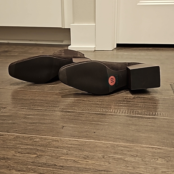 Blondo Suede Dark Chocolate Brown New Boots - sz 10 - Picture 9 of 9